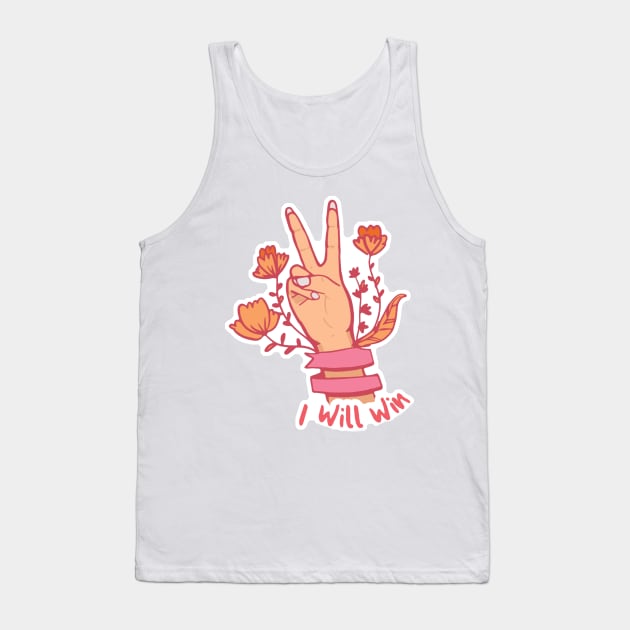 I will win - breast cancer awareness Tank Top by Misfit04